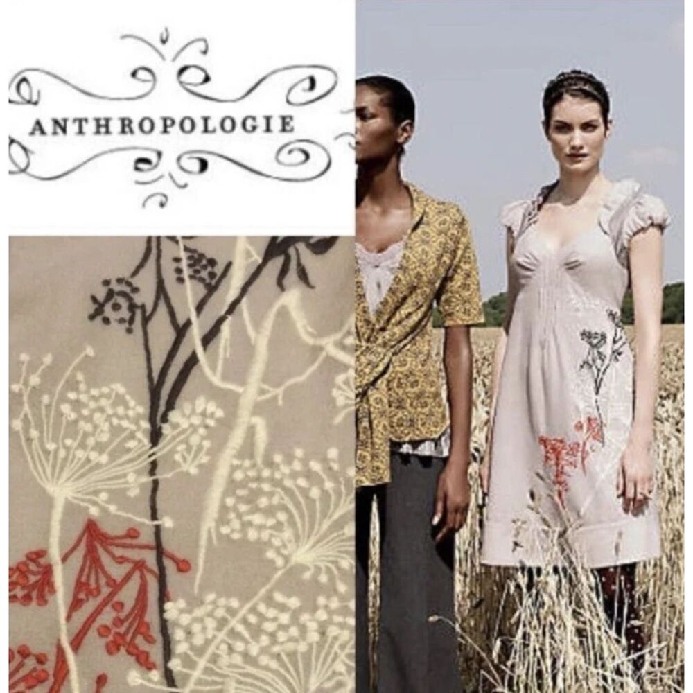 Anthropologie Floreat Fruit Moon Dress NWOT Women’s Size Small